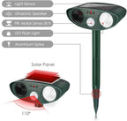 Southern Chic Solar-Powered Rabbit Repeller – Ultrasonic Humane Pest Deterrent