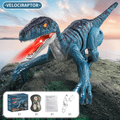 Southern Chic Remote Control Dinosaur Toy – Realistic RC Velociraptor T-Rex with Sounds, Lights & Movements