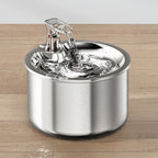 Southern Chic Stainless Steel Cat Water Fountain with Filter and Sensor