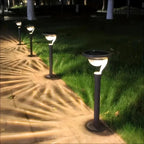 Southern Chic Solar-Powered Outdoor LED Lamp with Motion Sensor