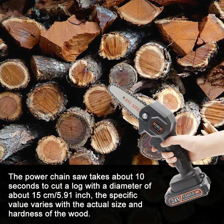 Southern Chic Upgraded 24V Mini Chainsaw (Two Batteries)