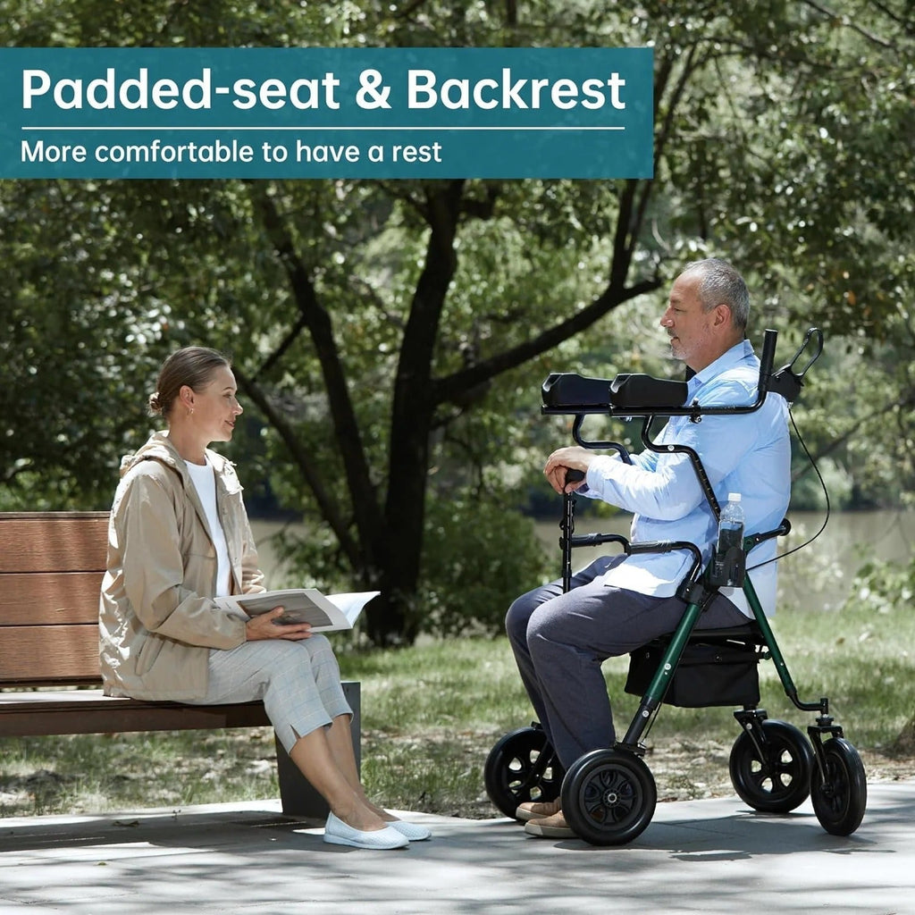 Southern Chic Senior safety stand up rollator walker with armrests