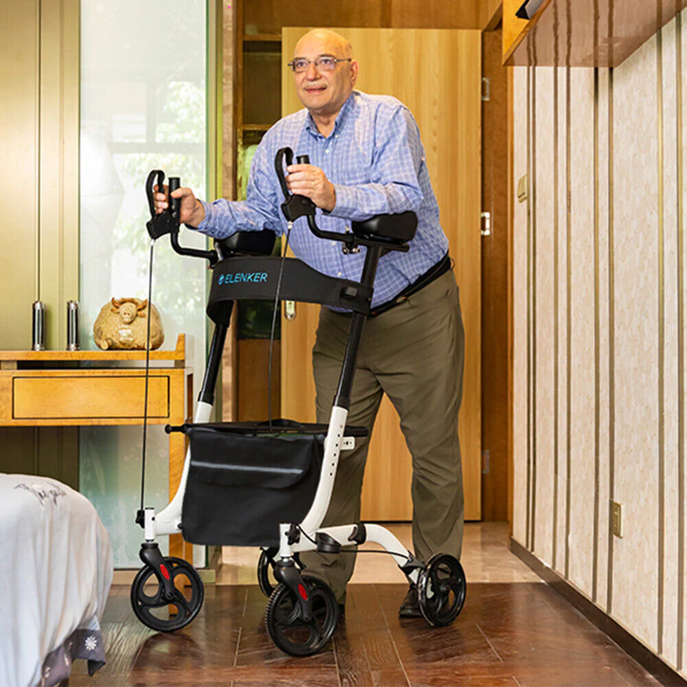 Southern Chic Senior safety stand up rollator walker with armrests
