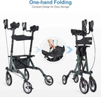 Southern Chic Senior safety stand up rollator walker with armrests