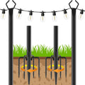 Southern Chic String Light Poles