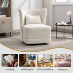 Southern Chic Swivel Accent Chair