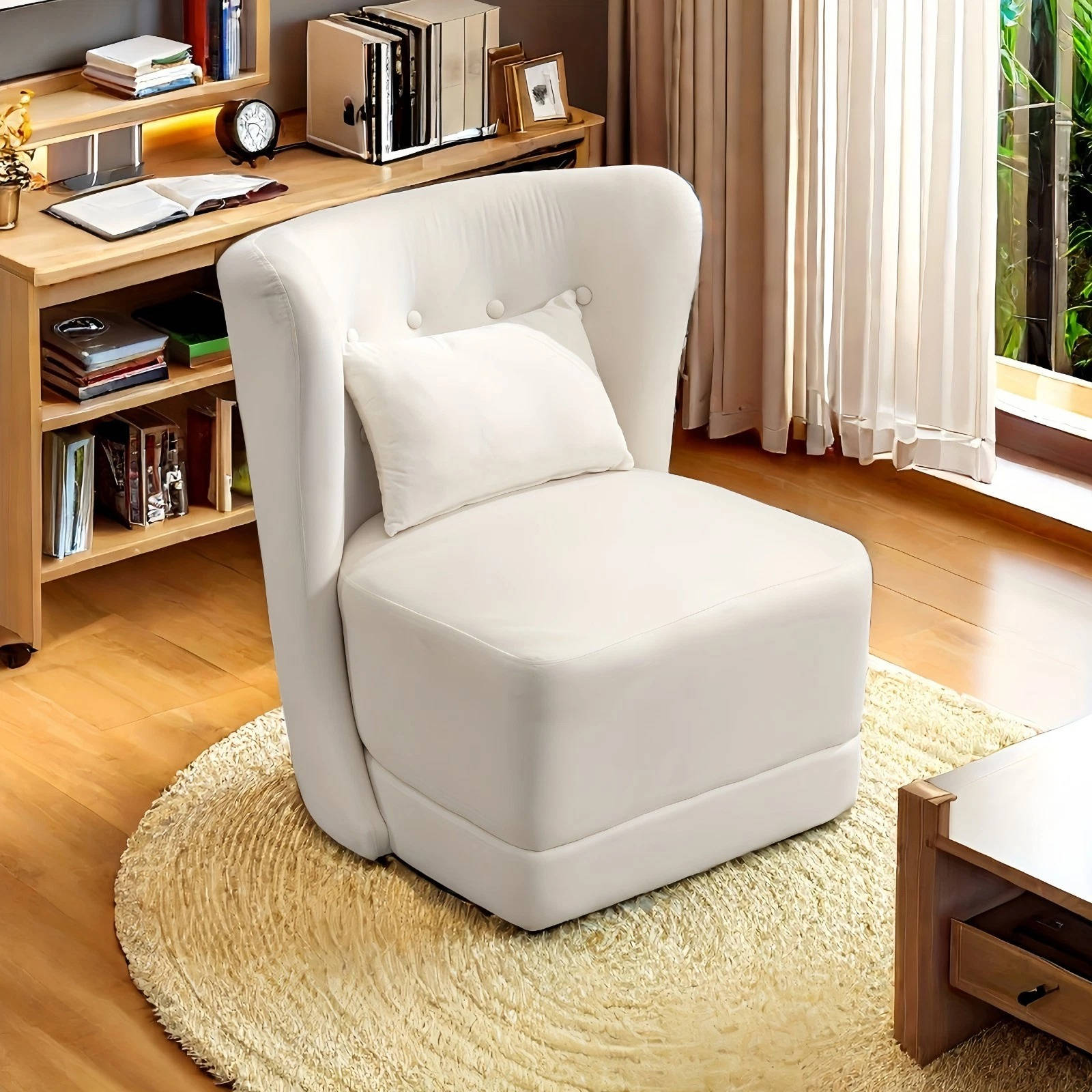 Southern Chic Swivel Accent Chair