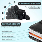 Southern Chic Stadium Seat with Heat & Back Support – Portable Padded Bleacher Cushion Chair