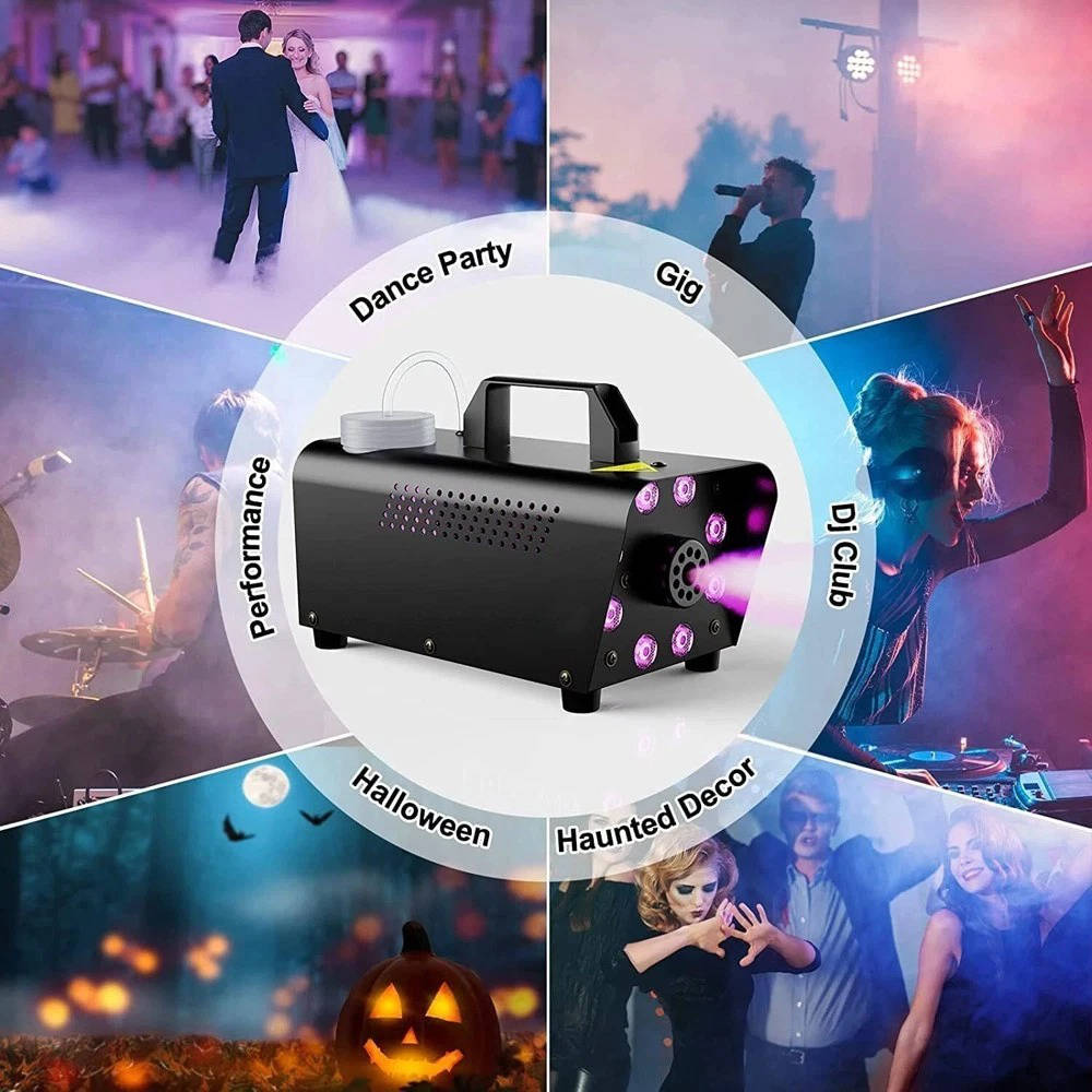 Southern Chic Smoke Machine W/ 13 Colorful LED Lights Effect