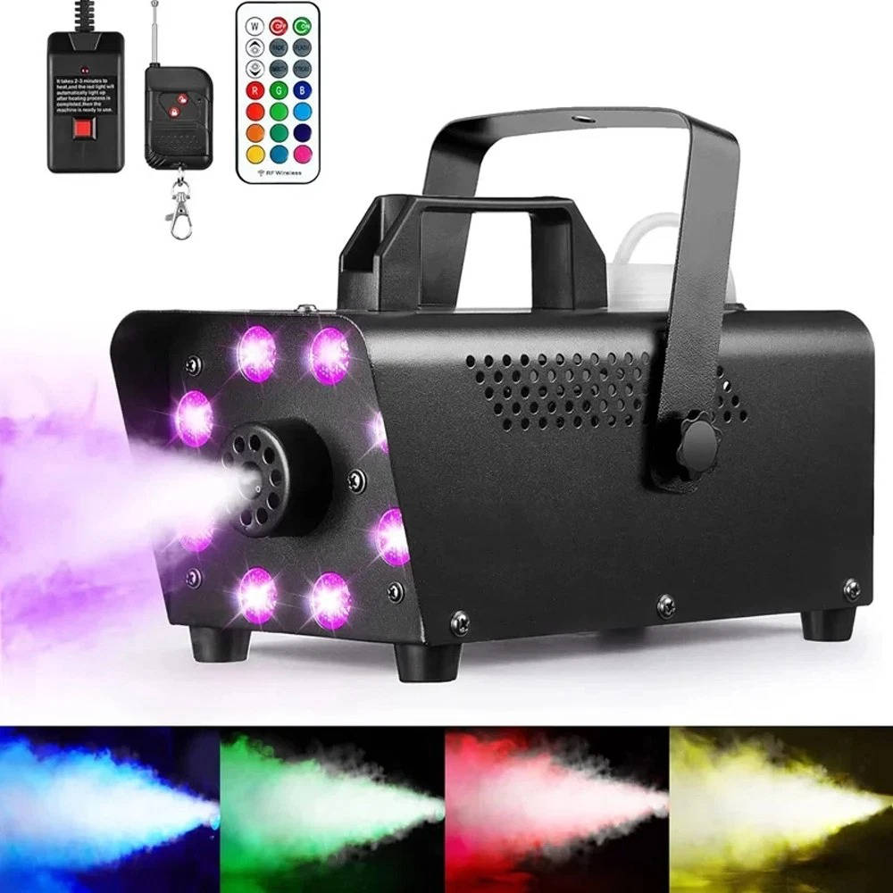 Southern Chic Smoke Machine W/ 13 Colorful LED Lights Effect