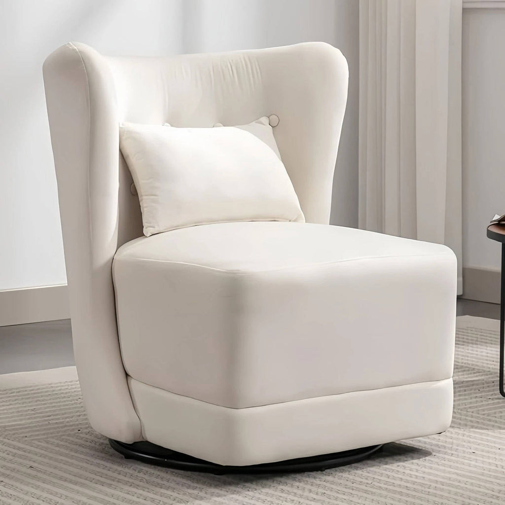 Southern Chic Swivel Accent Chair