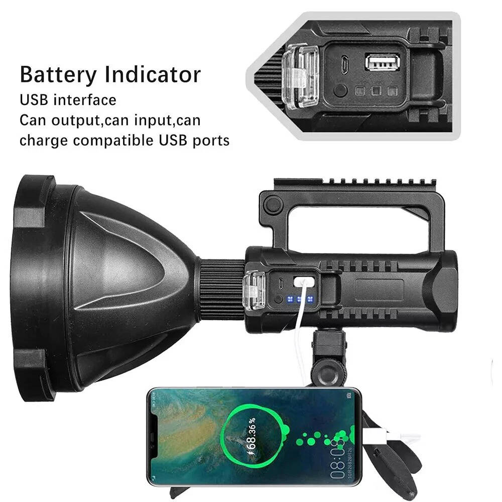 Southern Chic Super Bright LED Searchlight Handheld Flashlight