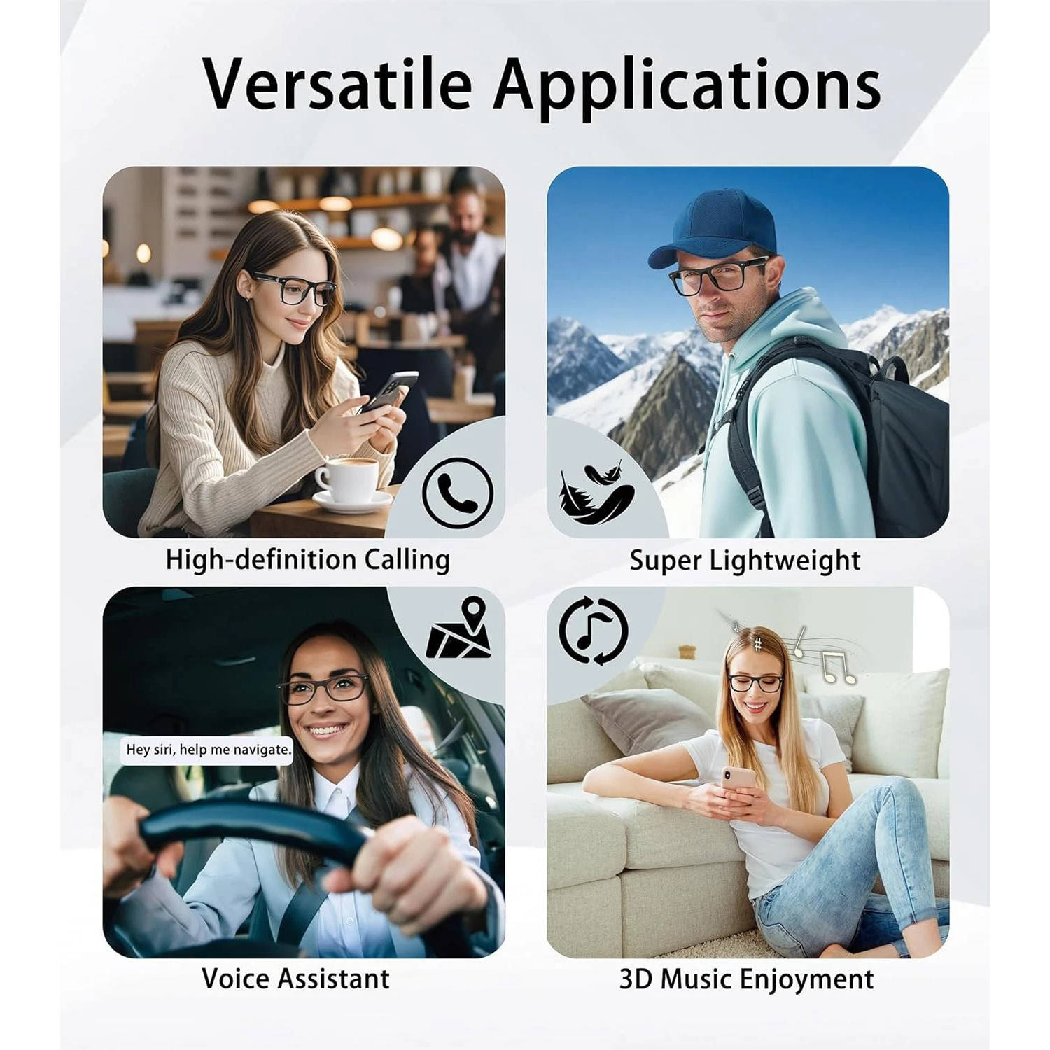 Southern Chic Smart AI Glasses with Language Translator