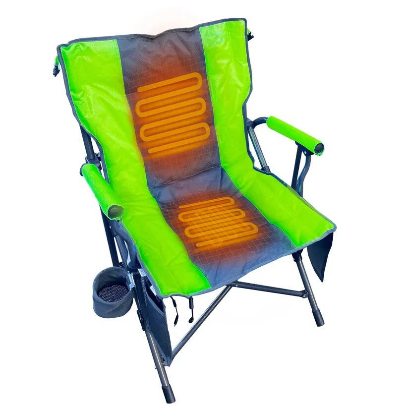 Southern Chic Slim Portable Heated Camping Chair