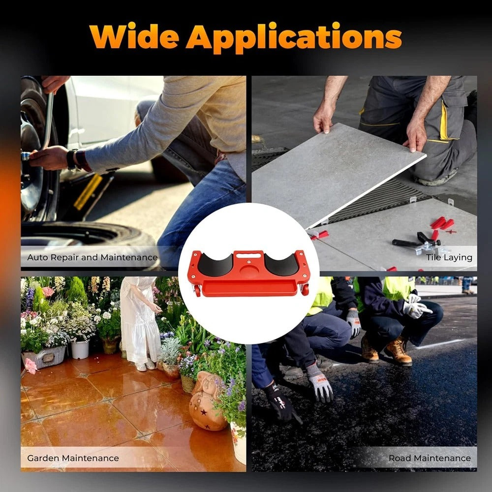 Southern Chic Rolling Knee Pad for Mechanic Carpenter Floors