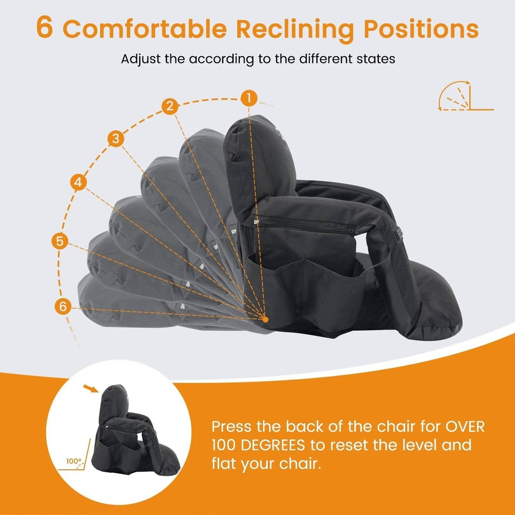 Southern Chic Stadium Seat with Heat & Back Support – Portable Padded Bleacher Cushion Chair