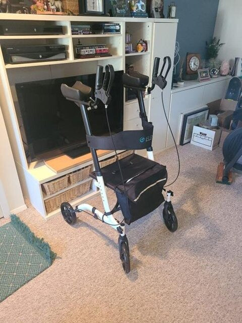 Southern Chic Senior safety stand up rollator walker with armrests