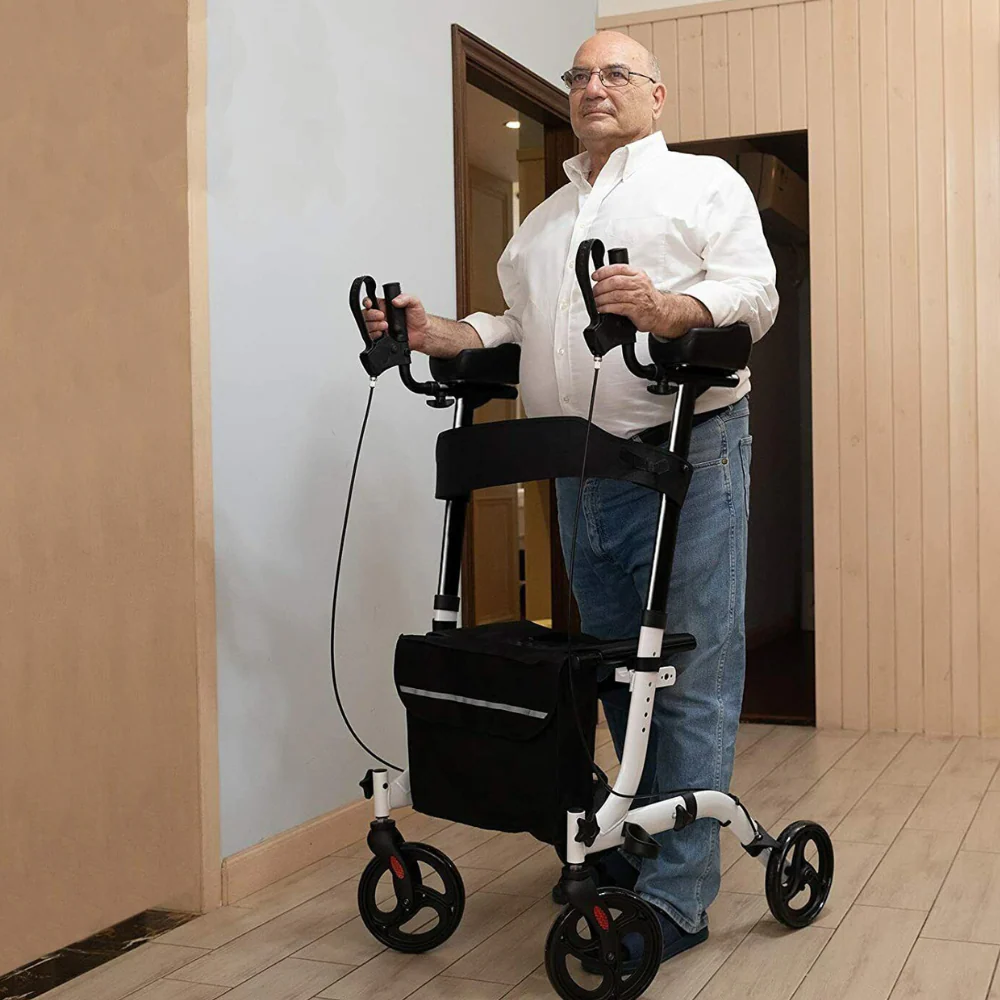 Southern Chic Senior safety stand up rollator walker with armrests