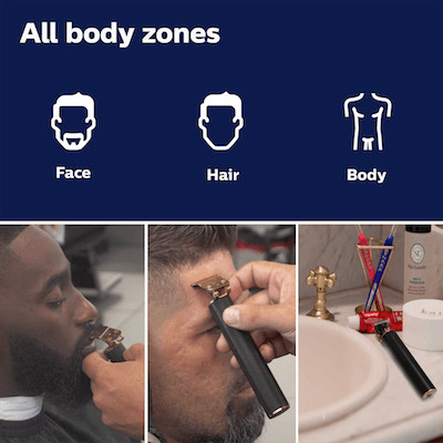 Southern Chic Rechargeable Professional T-Blade Barber Set | Cordless Barber Clippers