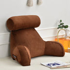 Southern Chic Reading Pillow with Arms – Backrest Support Cushion for Bed & Couch