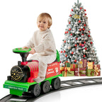 Southern Chic Ride-on | Kid's Rechargeable Ride On Toy Train And Track Set 6V