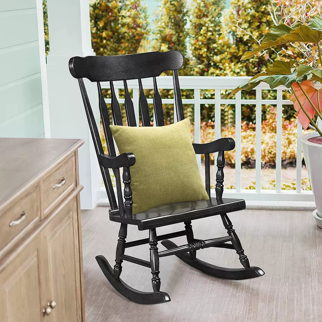 Southern Chic Wood Rocking Chair