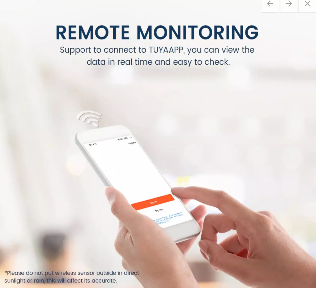 Southern Chic Smart Wifi Temperature and Humidity Monitor