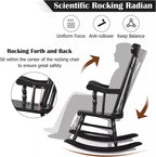 Southern Chic Wood Rocking Chair