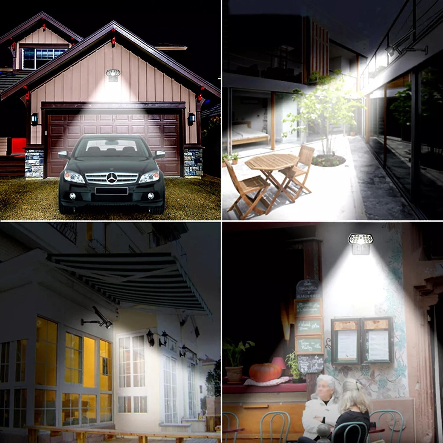 Southern Chic Solar Flood Lights with Motion Sensor