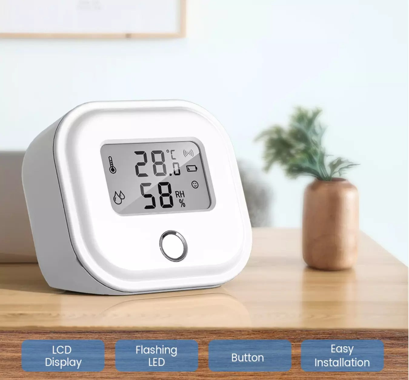 Southern Chic Smart Wifi Temperature and Humidity Monitor