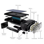 Southern Chic Solar Flood Lights with Motion Sensor