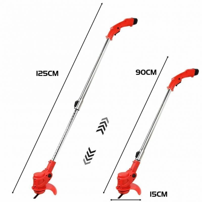 Southern Chic Rechargeable Cordless Strimmer – Adjustable Head Grass Trimmer for Lawns & Edges