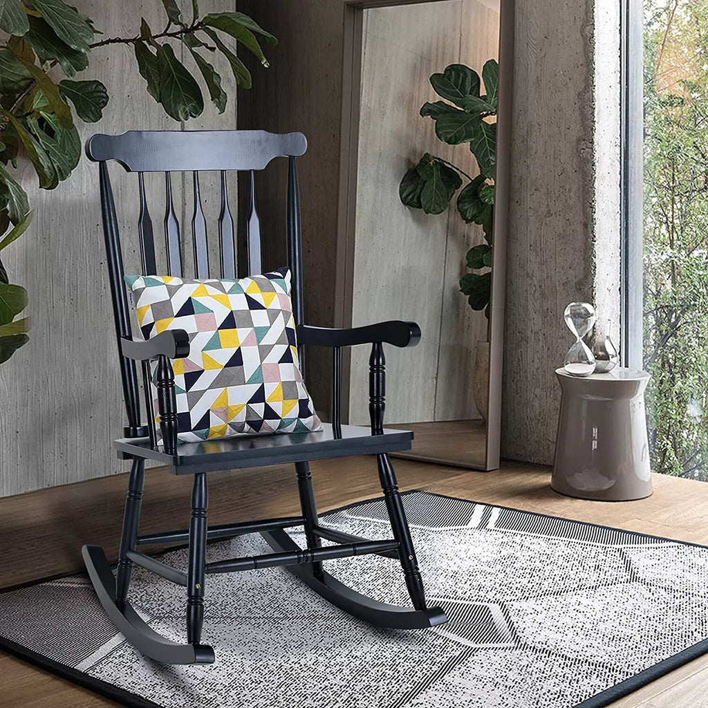 Southern Chic Wood Rocking Chair
