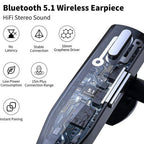 Southern Chic Trucker Dual Mic Wireless Bluetooth 5.1 Noise Cancelling Headset/Earpiece