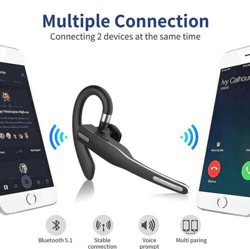 Southern Chic Trucker Dual Mic Wireless Bluetooth 5.1 Noise Cancelling Headset/Earpiece