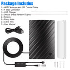 Southern Chic Upgraded 500 Miles Indoor Digital TV Antenna HDTV Amplified 4K UHF VHF