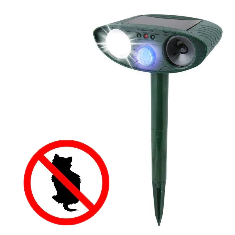 Sweet Southern Chic Solar Ultrasonic Cat Repeller – Outdoor Motion Sensor Animal Deterrent