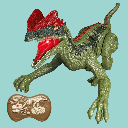 Sweet Southern Chic Remote Control Dinosaur Toy – Realistic RC Velociraptor T-Rex with Sounds, Lights & Movements