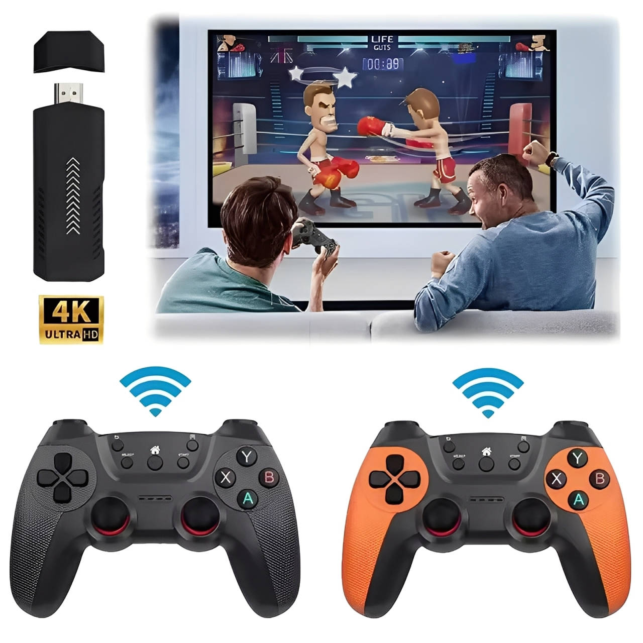 Sweet Southern Chic Retro Video Game Console 4k With Two Controllers - 41000 Games