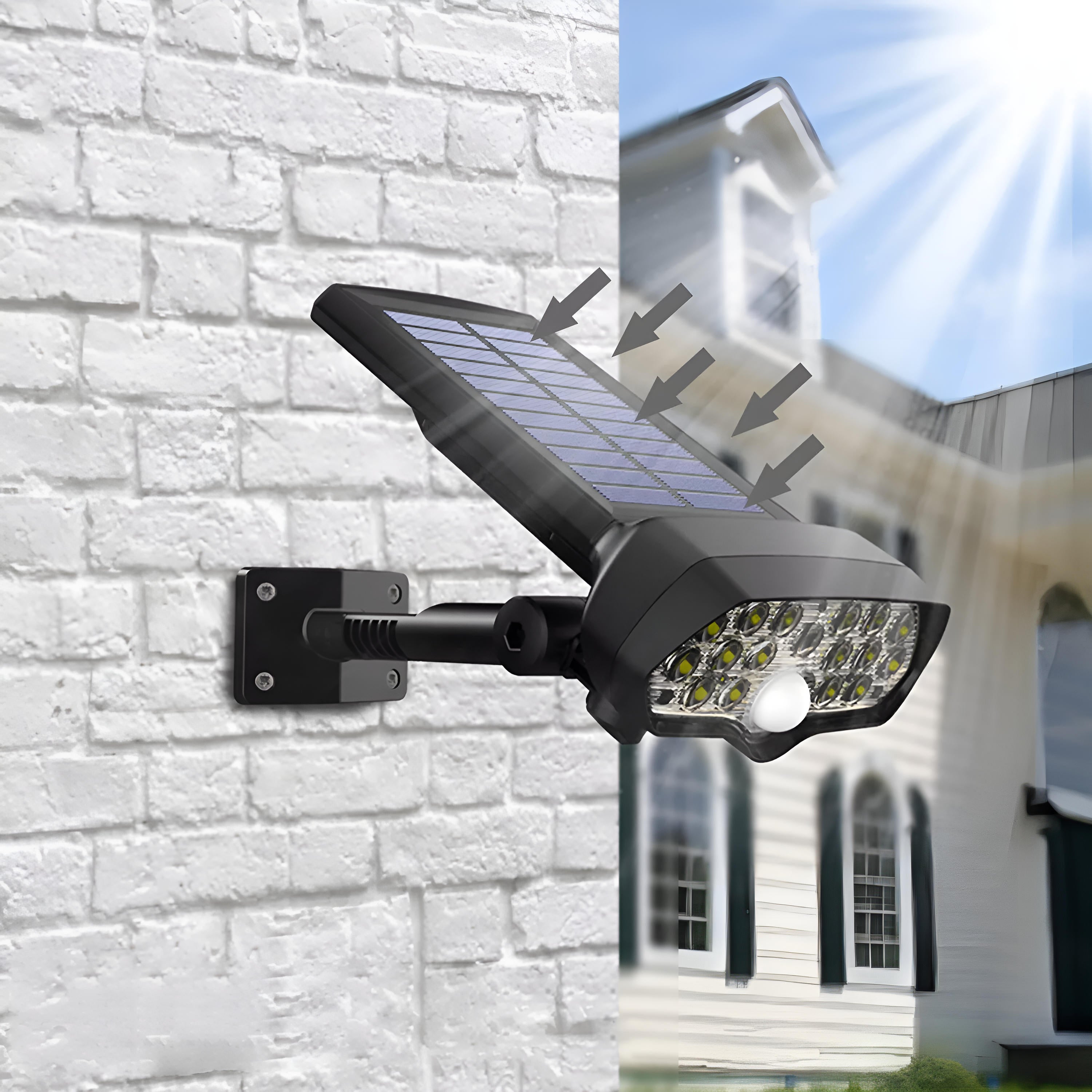 Sweet Southern Chic Solar Flood Lights with Motion Sensor