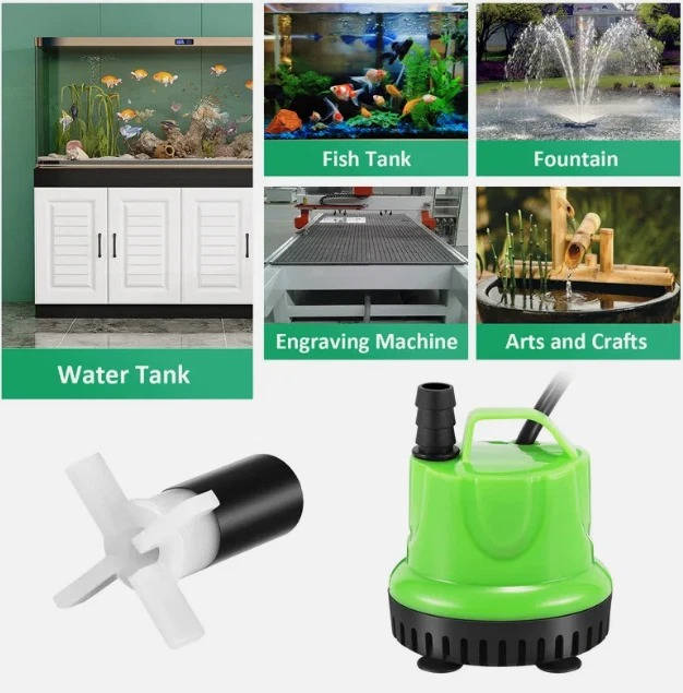 Sweet Southern Chic Submersible Water Pump Aquarium Fish Fountain