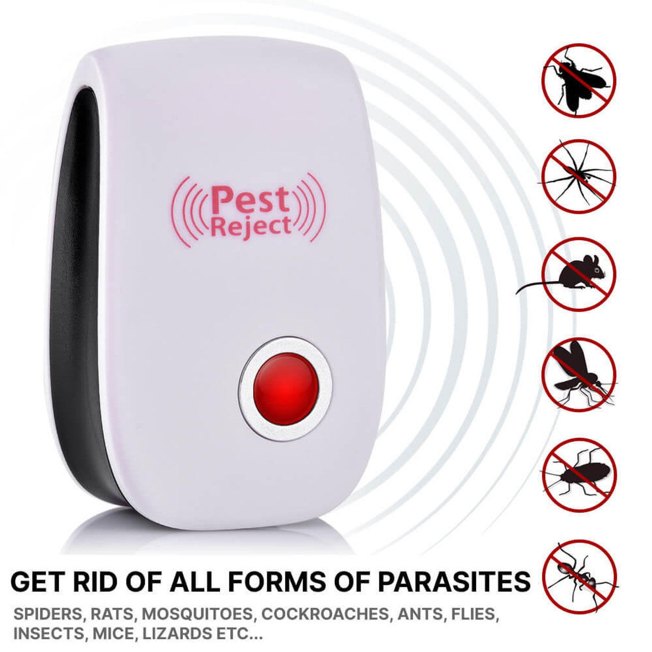 Southern Chic Ultrasonic Pest Repeller – Plug-In Insect & Rodent Repellent for Indoor Use