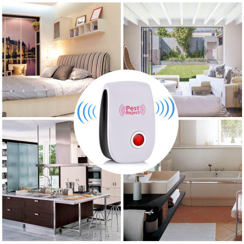 Southern Chic Ultrasonic Pest Repeller – Plug-In Insect & Rodent Repellent for Indoor Use