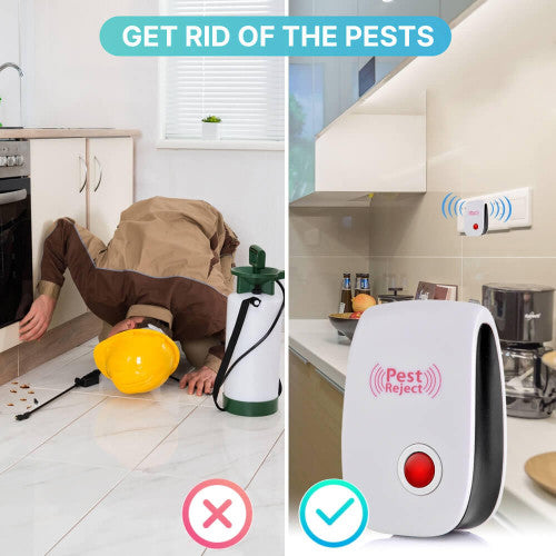 Southern Chic Ultrasonic Pest Repeller – Plug-In Insect & Rodent Repellent for Indoor Use