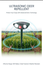 Sweet Southern Chic Ultrasonic Solar Deer Repeller – Motion Sensor Animal Deterrent for Garden & Yard