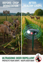 Sweet Southern Chic Ultrasonic Solar Deer Repeller – Motion Sensor Animal Deterrent for Garden & Yard